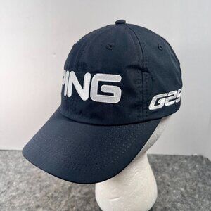 Ping G25 i25 Golf Hat Navy almost Black White logo Adjustable Cap One Size